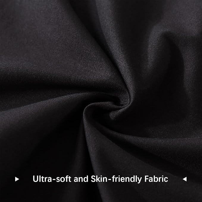 Memory Foam Body Pillow Insert,Bed Pillow for Adults, Black | Breathable,skin-friendly,Suitable for side sleepers,multiple application