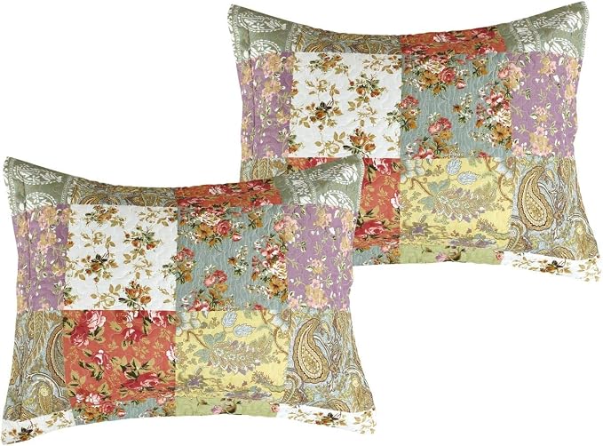 Legacy Decor 3 PCS Paisley Reversible All Season Bedspread Quilt Coverlet Oversize Queen Size