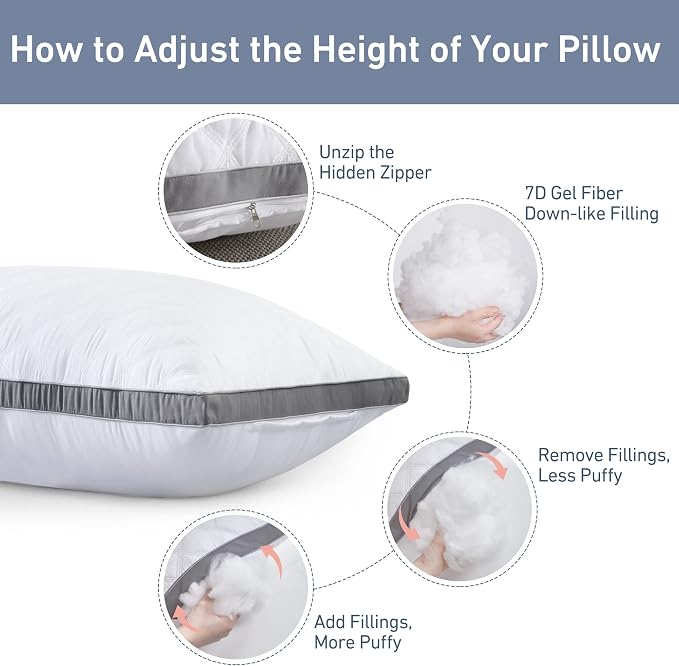 Leeden Body Pillow Insert 20 x 54 for Side Sleepers White Support | Soft polyester padding delivers full-body support for side sleepers, maternity rest, reading and daily relaxation.
