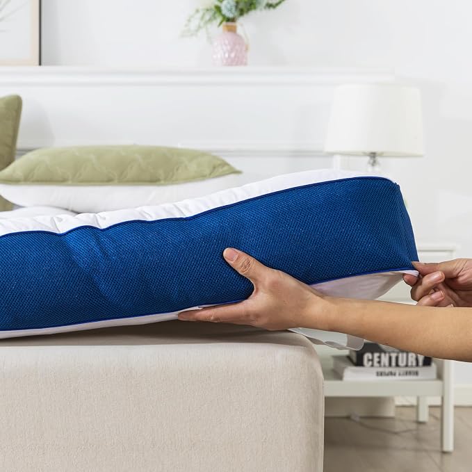 WhatsBedding 4 Inch Memory Foam Full Size Mattress Topper for Back Pain