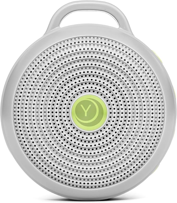 Yogasleep Hushh Portable White Noise Sound Machine for Baby, 3 Soothing Natural Sounds with Volume Control, Compact Size, Noise Canceling for Sleep Aid, Office Privacy, & Meditation, Registry Gift