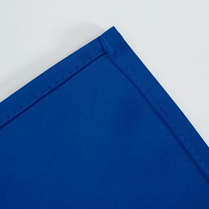 Royal Blue Thermal Blackout Curtains/42 x 72 Inch/Set of 2 Panels Room Darkening Curtains for Bedroom