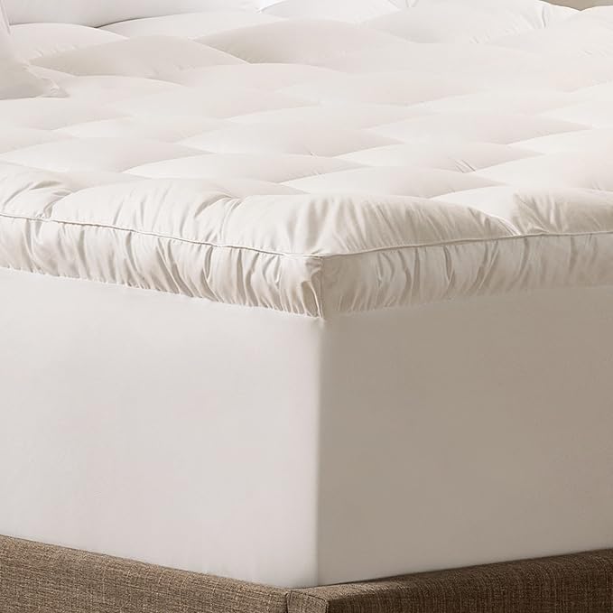 Serta Down Illusion Hypoallergenic Pillowtop Mattress Topper, Full | Plush two-inch pillowtop adds soft cushioning with hypoallergenic fill and a secure Simple Fit design