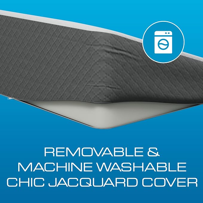 Kolbs Extra Wide Bed Wedge Pillow for Sleep Apnea, More Room - More Comfort | with Chic Jacquard Cover - Headboard Wedges for Sleeping (Extra Wide 7.5" Height)