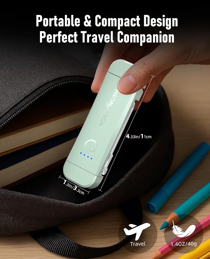 2-Pack,Rechargeable Book Lights for Reading in Bed,Mint+Light Lilac | 3 Amber Colors,Stepless Dimming,Eye-Caring Mode,Up to 100H Runtime,USB Charging,Women Book Lovers,Christmas,Book Accessories