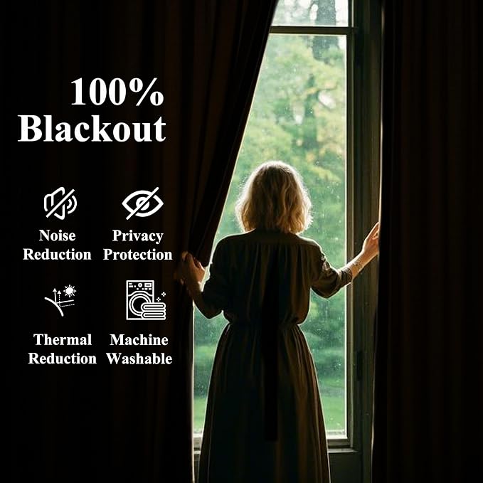 WEST LAKE Soft Green Pinch Pleated Blackout Curtain Panels 95 Inches Long | Linen Blended Thermal Insulated Drapes,Modern Window Treatment Home Decor,Back Tabs Hooks,60"Wx95"L(Pack of 1)