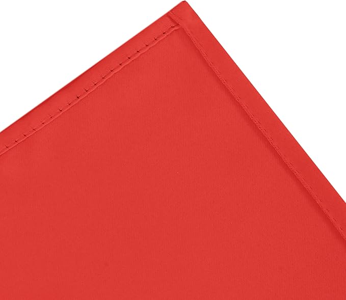 Blackout Curtains 38 x 54 inch/Bright Red Curtains Set of 2 Panels/Thermal Insulated Room Darkening Bedroom Curtains