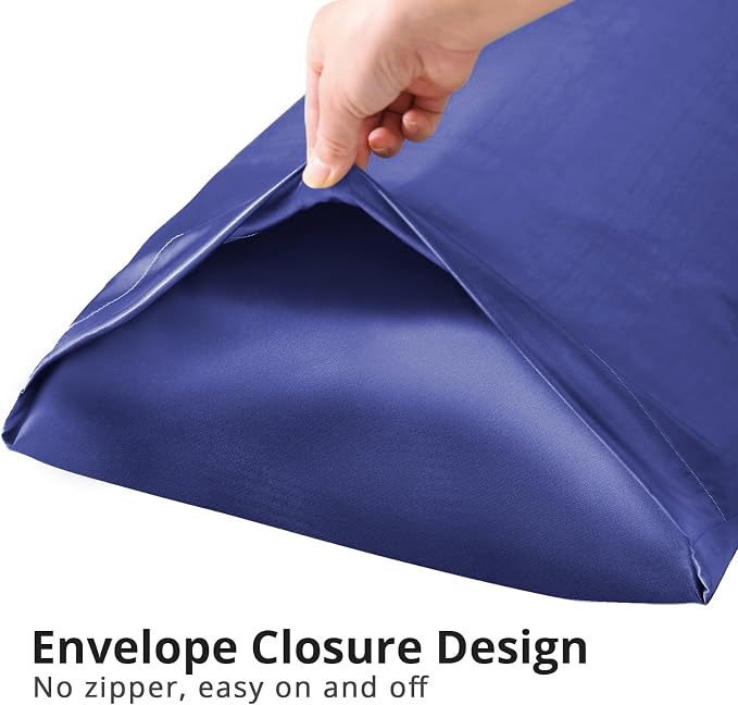 Body Pillow with Satin Pillowcase, Body Pillow for Adults, Navy Blue