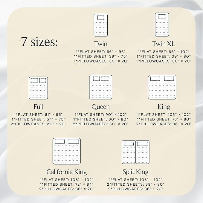 LuxClub Queen Size Sheet Set, Cooling & Soft Deep Pocket Bed Sheets, 4PC | LuxClub Silky Fitted Sheet & Pillowcase Sets, Breathable Hotel Luxury Bedding for Mattress Wrinkle Free, White