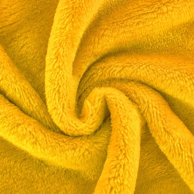 Mustard yellow Fleece Plush Throw Blanket 60"x80"for Couch Fuzzy Cozy | Super Soft Lightweight Microfiber Blanket for Sofa Bed bedroom Home Decor All Season,Birthday Gifts for Women Mom Adult