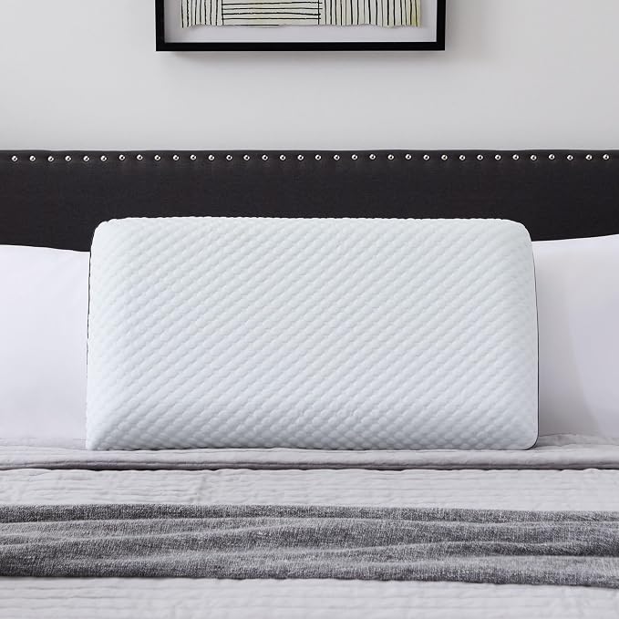 WEEKENDER Gel Memory Foam Pillow - King Size - Medium Firm Feel - Neck and Shoulder Support - Side & Back Sleepers - Home, Hotel, & Hospital Essentials - CertiPur Certified (Pack of 4)