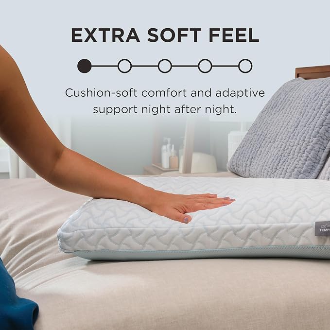Tempur-Pedic TEMPUR-Cloud® + Cooling Pillow, Standard - 2-Pack