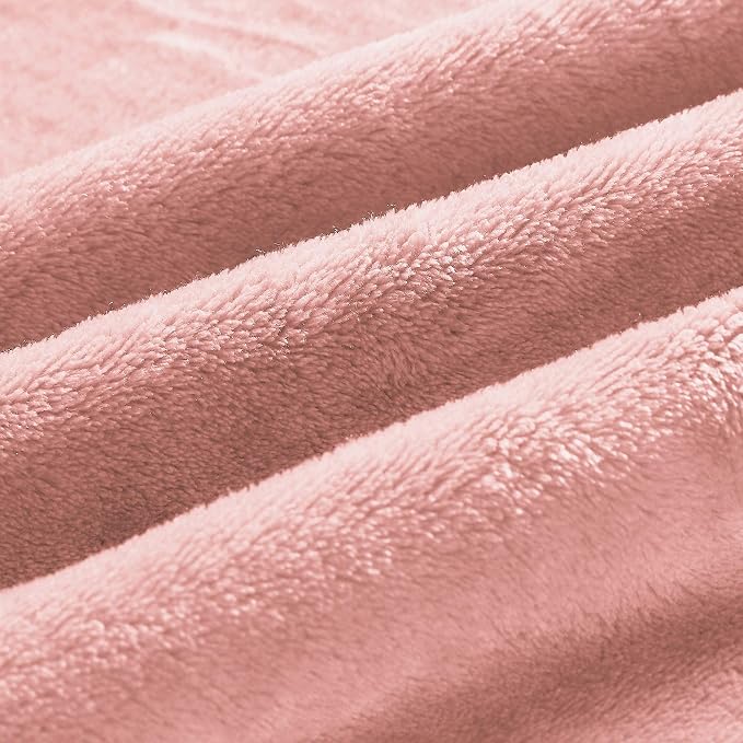 BEDELITE Fleece Blanket Soft Plush King Size Bed Blanket Pink 108"x90" | Ultra Soft Fleece, Plush Microfiber, Lightweight Warmth, All Season Comfort, Fade Resistant, Machine Washable