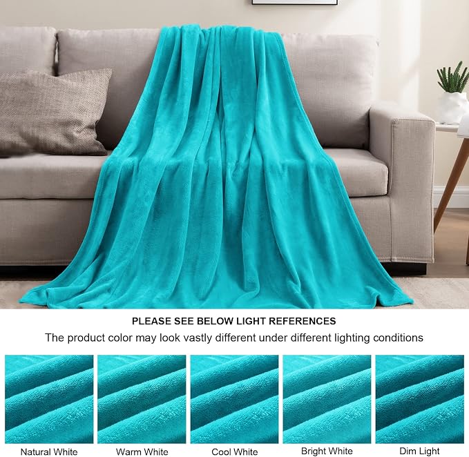 BEDELITE Fleece Blanket Soft Plush Queen Size Bed Blanket Peacock 90"x90" | Ultra Soft Fleece, Plush Microfiber, Lightweight Warmth, All Season Comfort, Fade Resistant, Machine Washable,Perfect for Bed