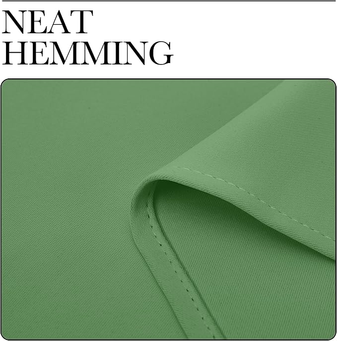 NICETOWN Froest Green Blackout Curtains 86 inches Length for Living Room, 2 Panels, 55" Wide, Thermal Insulated Long Drapes for Large Window