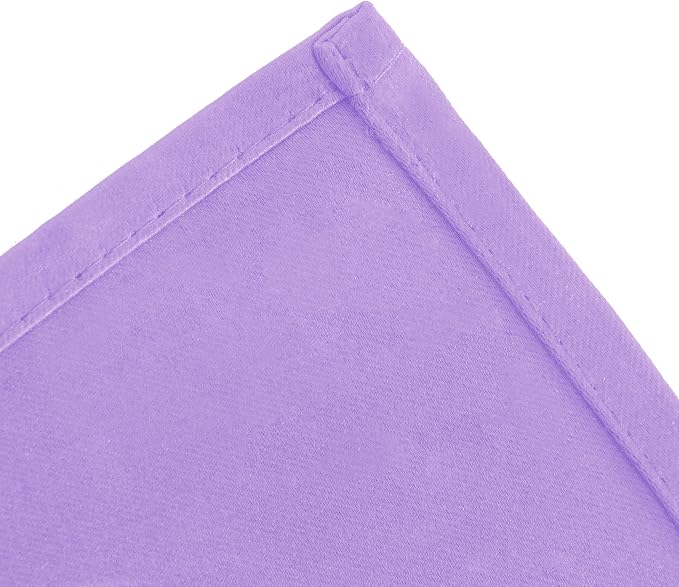 Lavender Blackout Curtains 38 x 63 Inch Length/Set of 2 Curtain Panels/Thermal Insulated Room Darkening Blackout Curtains for Bedroom