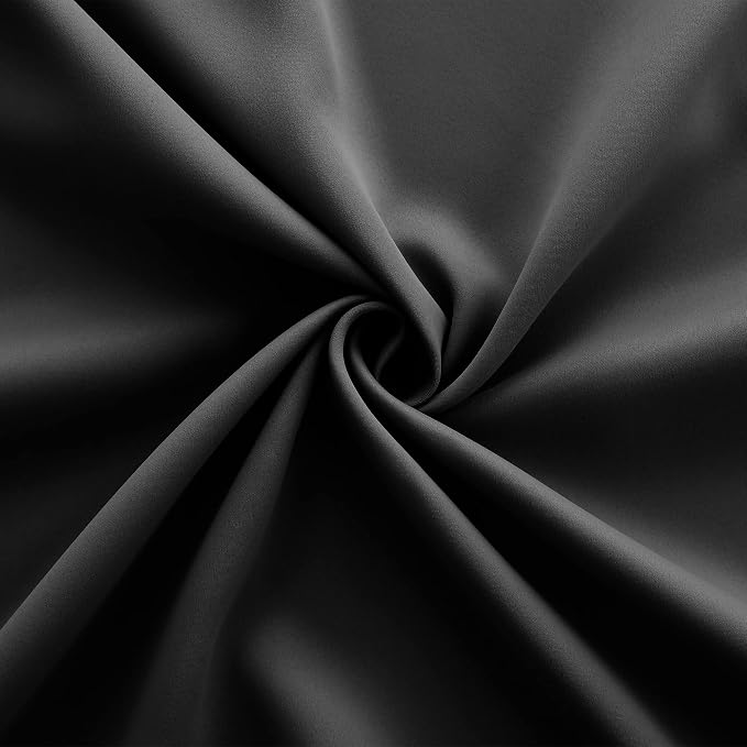KOUFALL Extra Wide Curtains Black Out 72 x 96 Inch Long 2 Panels Set, 8FT Floor to Ceiling Length Grommet Thermal Curtains for Bedroom Living Room
