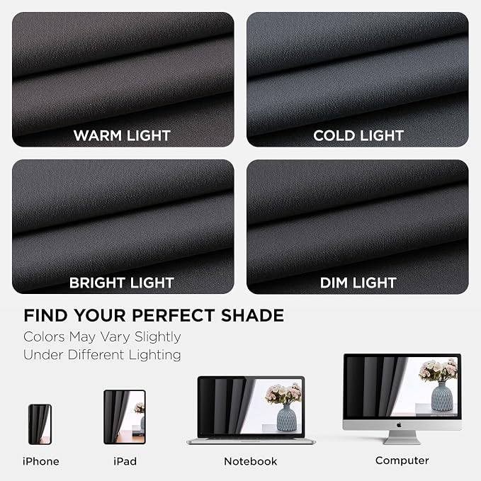 Joydeco 120 inches Long Blackout Curtains 2 Panels Set, Thermal Insulated Length Curtains & Drapes 2 Burg for Living Room Bedroom Window