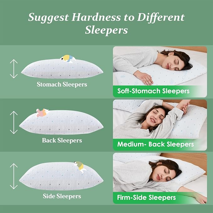 Dreamood Cooling Body Pillow Shredded Memory Foam with Pillowcase for Adult | Adjustable Foam Pregnancy Long Full Bed Body Pillows for Adults Side Sleeper - with Washable Cooling&Soft Double-Sided Cover