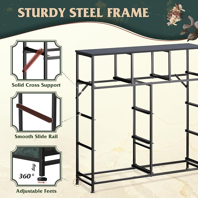 WLIVE Tall Dresser for Bedroom, 9 Drawer Chest of Drawers, Vintage Green | 9 roomy fabric drawers, Tall storage design, Bedroom or closet use, Sturdy steel frame, Smooth wood tabletop