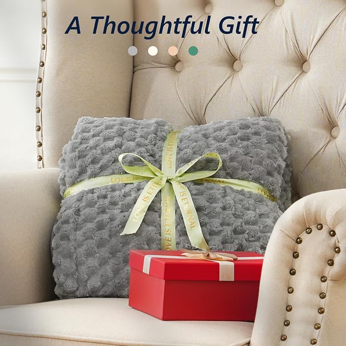 Mr. Sandman Weighted Blankets for Adults, Queen Size 80 x 87 Inches, 15lbs | Machine Washable; Soft Warm Sherpa Fleece; Jacquard Flannel Filled with Glass Beads; Heavy Throw for Sleep and Calm; Grey