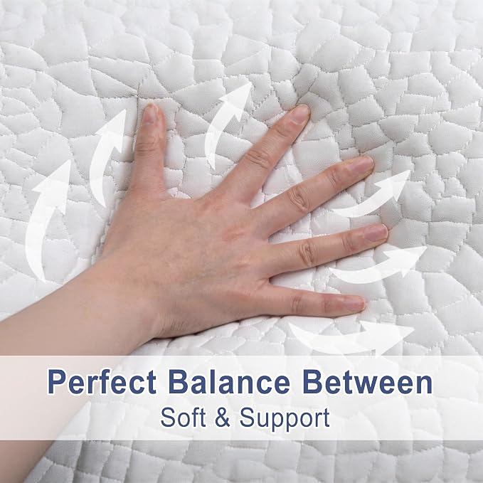 DWCN Adjustable Body Pillow for Adults - 20x54 Inch Shredded Memory Foam Body Pillow with Removable & Washable Pillowcase, Full Body Support for Side Sleepers, Pregnancy & Pain Relief