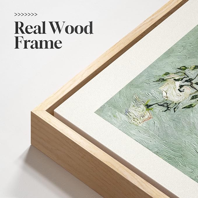 Framed Large Van Gogh Wall Art for Living Room, 3 Pieces Vintage Sage Green Canvas Painting Artwork for Walls, Botanical Wall Art Prints for Bedroom, Guest Room, Hallway, Home Office Wall Decor, 16x24 Inch | Fine art, Matisse, William morris, Floral, N...