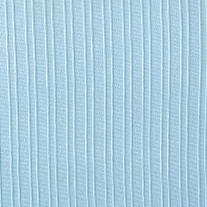 Light Blue Striped Comforter Set Queen Soft Luxury Washed Microfiber Jacquard 3 Pieces Bedding, Blue Vertical Ticking Stripes Comforter with 2 Pillowcases Breathable Durable Comfy