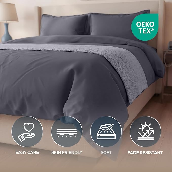 Bulk 8-Pack Hotels King Duvet Cover Set for Resort & Guest House, White | Commercial Bedding Set with 8 Duvet Covers (104x90") and 16 Pillow Shams (20x36") with 2" Flange. Comforter Not Included.