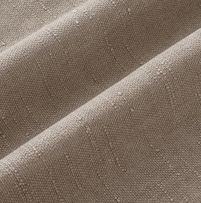 MIULEE Textured Chenille Throw Pillow Covers 18x18 Inch Light Taupe | Pack of 2 Decorative Soft Throw Pillows, Solid Textured Cushion Covers, Modern Home Decor for Couch Sofa Bedroom Living Room