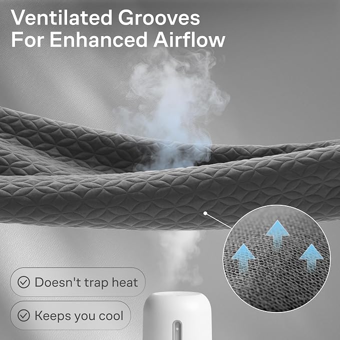 100% Waterproof Noiseless & Cooling Mattress Protector - Full Size - Gray | Viscose Made from Bamboo, 360 Protection Against Spills, Stains, & Accidents, 20" Deep Pocket, For Parents & Pet Owners