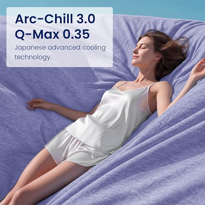 Topcee Cooling Blanket Twin 60"x90" for Hot Sleepers Summer Blanket | Absorbs Heat Cold Summer Blanket for Night Sweats & Menopause Q-Max>0.5 Lightweight Breathable Soft Double-Side Cooling