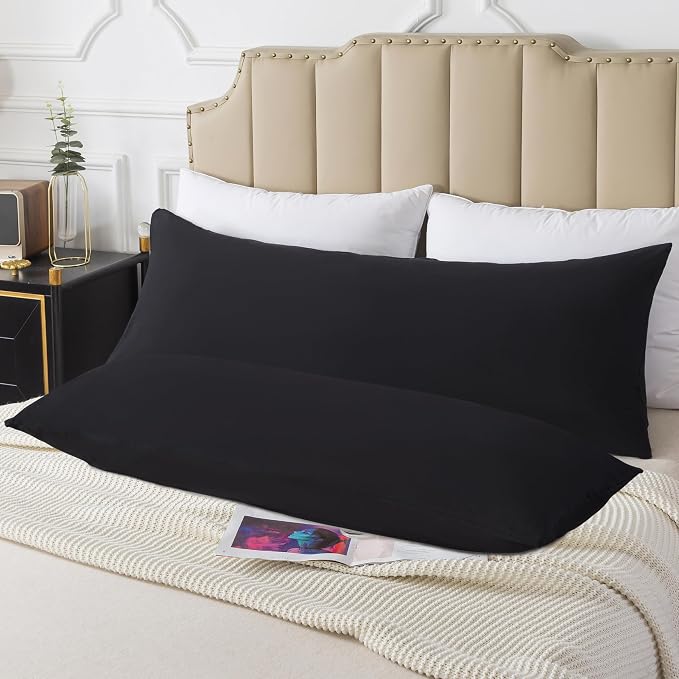 SHOUREN Large Body Pillow,Long Bed Pillow for Adults,20x54in | Breathable,sweat-absorbing,skin-friendly,medium firmness for side sleepers,multiple application