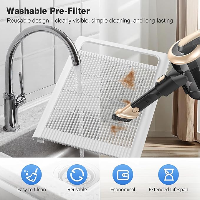 KNKA Air Purifiers for Home Bedroom Up to 1,695 Ft² in 1 Hr, APH4000, White | HEPA Sleep Mode Air Cleaner with Washable Pre-Filter, AHAM VERIFIED, AQI Display, Pet Mode for Pet Dander, Dust & Pollen