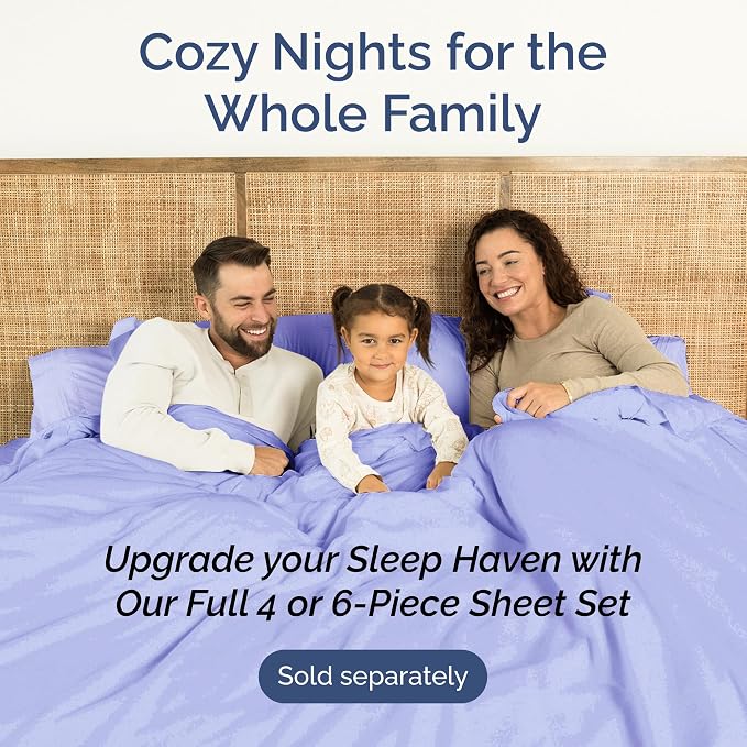 Twin Flat Sheet - Single Top Flat Sheet Only - Soft & Cooling - Lavender | Hotel Luxury Top Flat Sheet Only, Ultra-Soft, Breathable & Cooling, Fade & Wrinkle Free, Easy-Care, Stain & Shrink Resistant