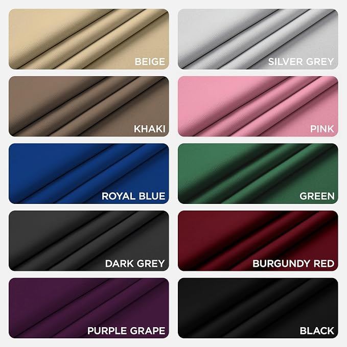 Joydeco Blackout Curtains 63 Inchs Long 42 Wide Black Out Curtains 2 Panels, Thermal Insulated Long Curtain& Drapes Room Darkening Grommet Drapes for Living Bedroom Window (W42 x L63 Inch, Pink)