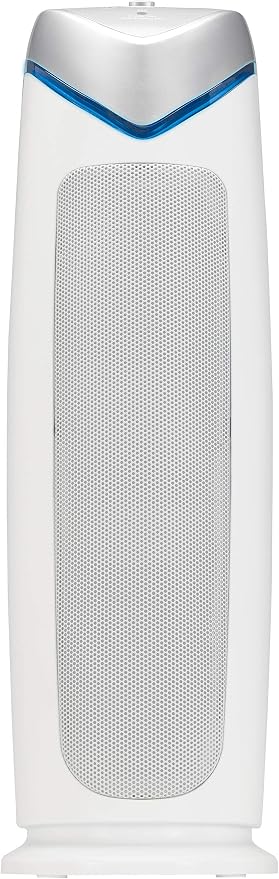GermGuardian HEPA Air Purifier - Large Room Air Purifier for Bedroom, Office, Dorm, and Home - Filters Pet Dander, Dust, Pollen, Smoke, Scents - AC4825W - 22" Tower - White