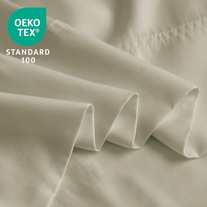 BEDELITE Cooling Pillow Cases Queen 2Pcs, Rayon Made from Bamboo, Linen | Cooling and Breathable Pillow Cover for Hot Sleepers & Night Sweats, Silky Soft Cozy, Envelope Closure, 20"x30"