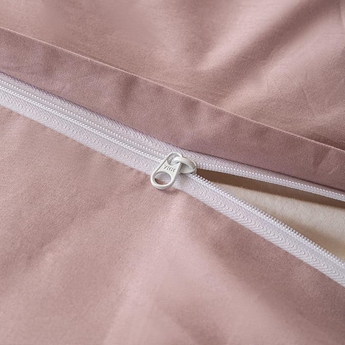OAITE Queen Floral Pattern Duvet Cover Set Unique Design 3pcs 100% Cotton | Exquisite Stitched Hem, Breathable,Soft,Hidden Zipper,8 Corner Ties,Easy Care for All Season