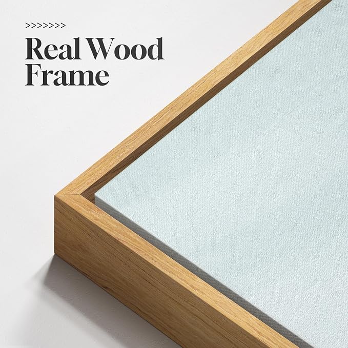Large Framed Sage Green Abstract Wall Art for Living Room, Horizontal 60x30 | Nature landscape pictures, Canvas prints, Wood frame, Modern minimalist paintings, Wall decor for bedroom dining room office