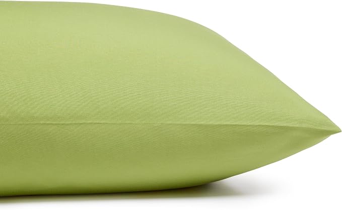 Amazon Basics Lightweight Super Soft Breathable Microfiber 4-Piece Bed Sheet Set, Queen, Oliver Light, Solid