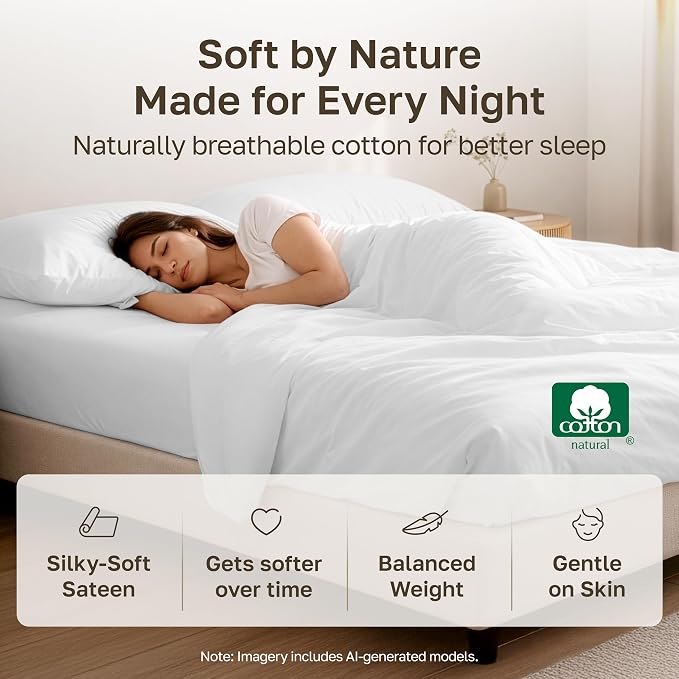 California Design Den Soft 100% Cotton Sateen King Fitted Sheet Deep Pocket | 400 Thread Count Backed by Good Housekeeping Seal, 16" Deep Pocket, All-Around Elastic, No-Pop Fit, Durable, OEKO-TEX - Taupe