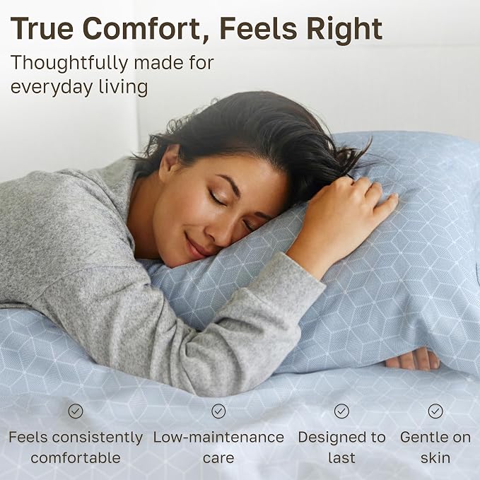 California Design Den 600 Thread Count King Size Sheets Deep Pocket Set | 100% Cotton Sateen Backed by Good Housekeeping Seal, Soft & Smooth, 16" Deep Pocket, All-Around Elastic - Print - Geo Urban