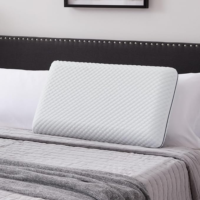WEEKENDER Gel Memory Foam Pillow - King Size - Medium Firm Feel - Neck and Shoulder Support - Side & Back Sleepers - Home, Hotel, & Hospital Essentials - CertiPur Certified (Pack of 4)