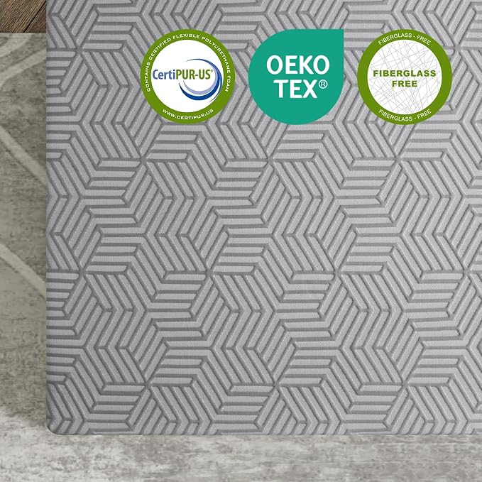 BedStory Firm Mattress Topper Twin - 4 Inch Memory Foam Mattress Topper for Back Pain - High Density Foam Bed Toppers with Breathable Cover, CertiPUR-US Certified