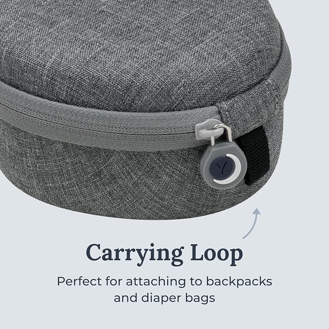 Yogasleep Crush-Resistant Travel Case for Hushh & Rohm White Noise Sound Machines, Provides Protection While Traveling, Double Stitch Zipper, Protection from Scratches & Water Splashes