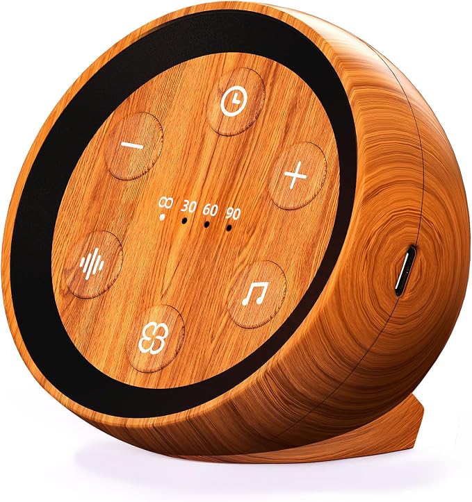 Portable Sound Machine White Noise Machine for Baby Kids Adults Sleeping with 32 Soothing Sounds 32 Volume Levels Brown Noise Machine with 4 Timer Memory Funtion for Travel Office Privacy
