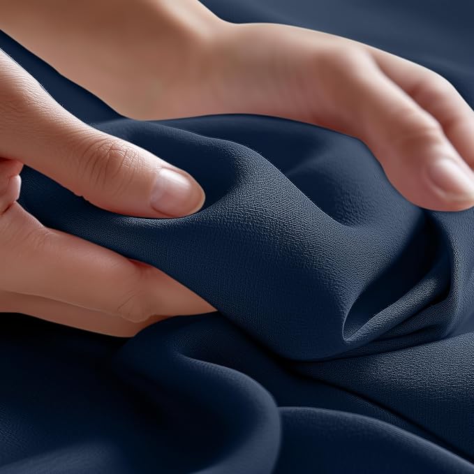 Utopia Bedding Flat Sheets - Pack of 6 - Soft Brushed Microfiber Fabric - Shrinkage & Fade Resistant Top Sheets - Easy Care (Twin, Navy) | Hotel Bedding, Cooling Comfort, Smooth Feel, Wrinkle & Fade Resistant, Easy Care, Long-Lasting, Machine Washable,...