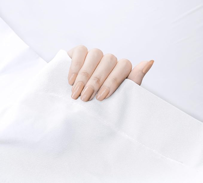 Full Size Flat Sheet Only, Ultra Soft & Breathable Hotel Sheets, White | Hotel Bedding, Cooling Comfort, Smooth Feel, Wrinkle & Fade Resistant, Easy Care, Long-Lasting, Machine Washable, OEKO-TEX