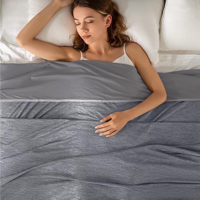 Topcee Cooling Blanket Twin 60"x90" for Hot Sleepers Summer Blanket | Absorbs Heat Cold Summer Blanket for Night Sweats & Menopause Q-Max>0.5 Lightweight Breathable Soft Double-Side Cooling